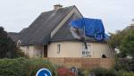 Surélévation de maison en cours à Chartres-de-Bretagne