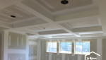 Murs et plafond rénovés avec une isolation thermique