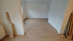 Pose du parquet en remplacement du jonc de mer 