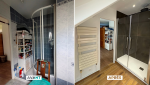 Rénovation d'une salle de bain -Avant après