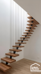 Escalier suspendu contemporain Vannes