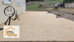 Une nouvelle terrasse en béton désactivé pour moderniser l’extérieur d’une maison à Pont-du-Casse.