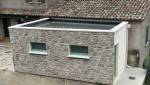 Extension garage moderne La Maison Des Travaux Ales