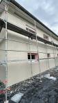 chantier en cours avec facade