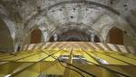 Travaux de pose de la voûte (Caen 14000)