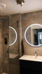 Changement d'une baignoire pour une douche dans une rénovation complète d'une salle de bain