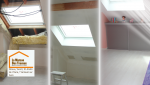 Transformation du grenier : ouverture du toit et isolation renforcée pour créer un espace lumineux et confortable.