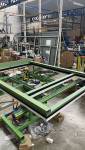 Menuiserie sur-mesure en fabrication sur la table de montage