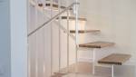 Rénovation d'un escalier vue sur le côté à Toulouse