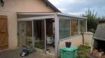 Véranda avant démolition et remplacement par une extension de maison maçonnée - Villeneuve-en-Retz 44580