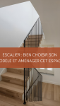 Escalier bois moderne à Vannes