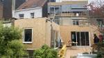 Agrandissement de l'habitation par une extension en élévation 