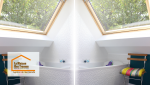 Optimisez vos combles avec une salle de bain lumineuse : fenêtres de toit, textures élégantes et aménagement sur-mesure près de Marmande.