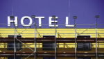 Rénovation de la façade d'un hôtel
