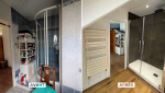 Rénovation d'une salle de bain -Avant après