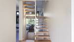 Rénovation d'un escalier bois et blanc à Toulouse