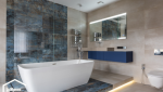 Douche à l'italienne avec baignoire