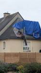 Travaux de surélévation en cours à Chartres-de-Bretagne
