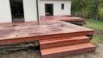 Création d'une terrasse bois en padouk - Montauban 82