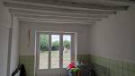 Boiseries et poutres d'une vieille maison à rénover dans la Sarthe