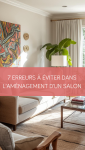 Aménagement de salon moderne et fonctionnel