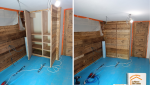 menuiserie intérieure sur mesure, optimisation espace appartement, parquet chambre montagne, rénovation intérieure alpine, courtier en travaux sallanches