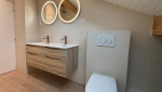rénovation salle de bains Nantua, travaux salle de bain Oyonnax, salle de bain moderne Pays de Gex, rénovation maison Nantua, salle de bains optimisée