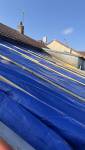 Rénovation de toiture avec désamiantage à proximité de Sautron en travaux