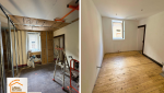  aménagement appartement Combloux, optimisation espace intérieur, rénovation chambres appartement, travaux rénovation montagne, la maison des travaux sallanches