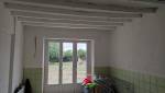 Boiseries et poutres d'une vieille maison à rénover dans la Sarthe