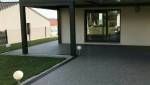 Résine sous pergola