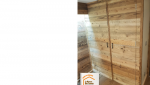 création cloison appartement, chambre cosy montagne, placard bois sur mesure, rénovation logement Chamonix, artisan local menuiserie
