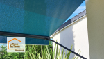 Détail d’un store extérieur sur mesure posé à Brax protection solaire efficace et confort thermique pour une terrasse exposée