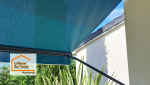 Détail d’un store extérieur sur mesure posé à Brax protection solaire efficace et confort thermique pour une terrasse exposée