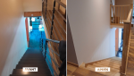  rénovation d'un escalier - vue de haut