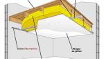 Exemple d'isolation de plafond