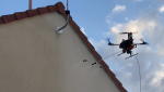 Nettoyage, démoussage toiture et façade par drone