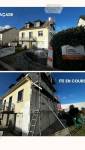 Rénovation globale d’une maison de ville à Guingamp – travaux d’isolation par l’extérieur