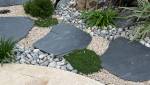 Détail de l'allée de jardin