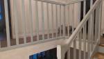 Détail rampe et structure escalier avant intervention La Maison Des Travaux Bruz