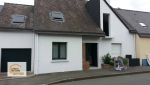 Rénovation de façade à Aubiac près d’Agen : remise en peinture et modernisation de l’extérieur pour redonner du caractère à cette maison rénovée en Lot-et-Garonne.