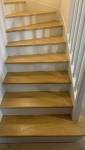 Résultat final renovation escalier moderne à Chavagne