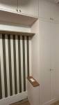 chambre sur mesure avec dressing, rangements et tête de lit intégrés à paris 17