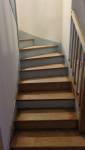 Etat initial escalier bois avant renovation escalier Chavagne