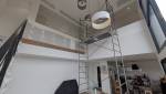 Préparation du chantier de rénovation à Chantepie