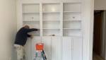 Finition et application peinture au même coloris que les murs 