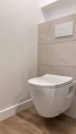 Toilette suspendue terminée 