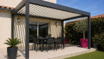 Terrasse après pose de pergola bioclimatique 