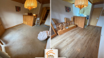  rénovation appartement Savoie, panneaux muraux Vipanel, rénovation salle de bains montagne, remplacement baignoire par douche, rénovation intérieure Méribel