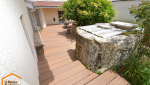 accès à la terrasse rénovée